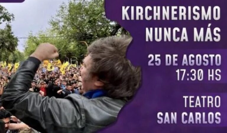 Javier Milei presenta a sus candidatos en Junín