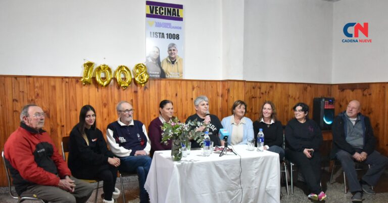 Valores republicanos presentó la Lista 1008 de Unión Vecinal en el distrito nuevejuliense