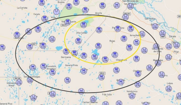 Fuertes tormentas afectan la región bajo alertas amarillo y naranja durante el fin de semana