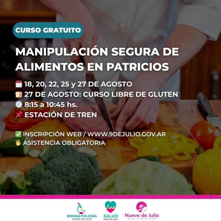 Capacitación en seguridad alimentaria en Patricios