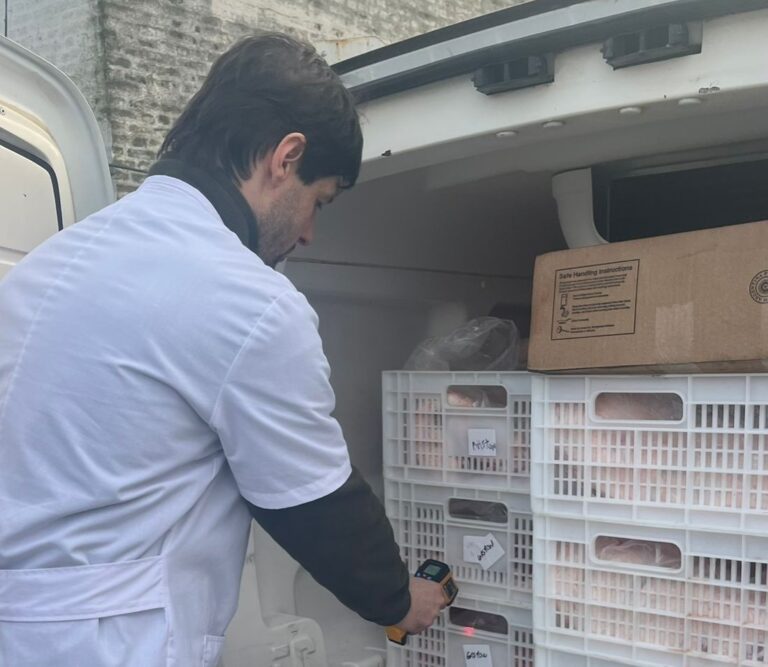Seguridad alimentaria: controles rigurosos en la cabina sanitaria