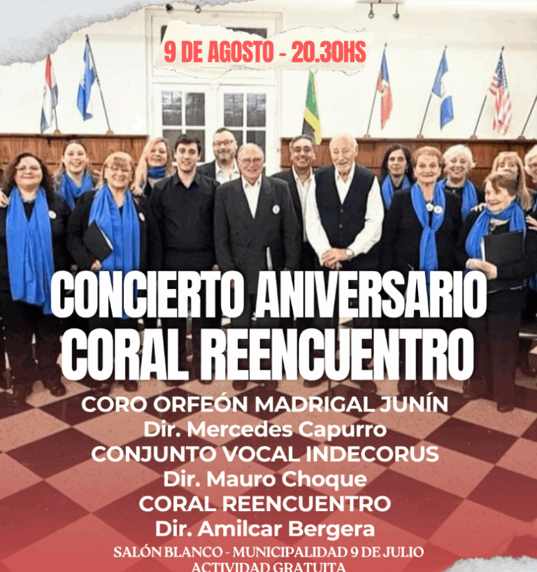 Concierto aniversario de Coral Reencuentro