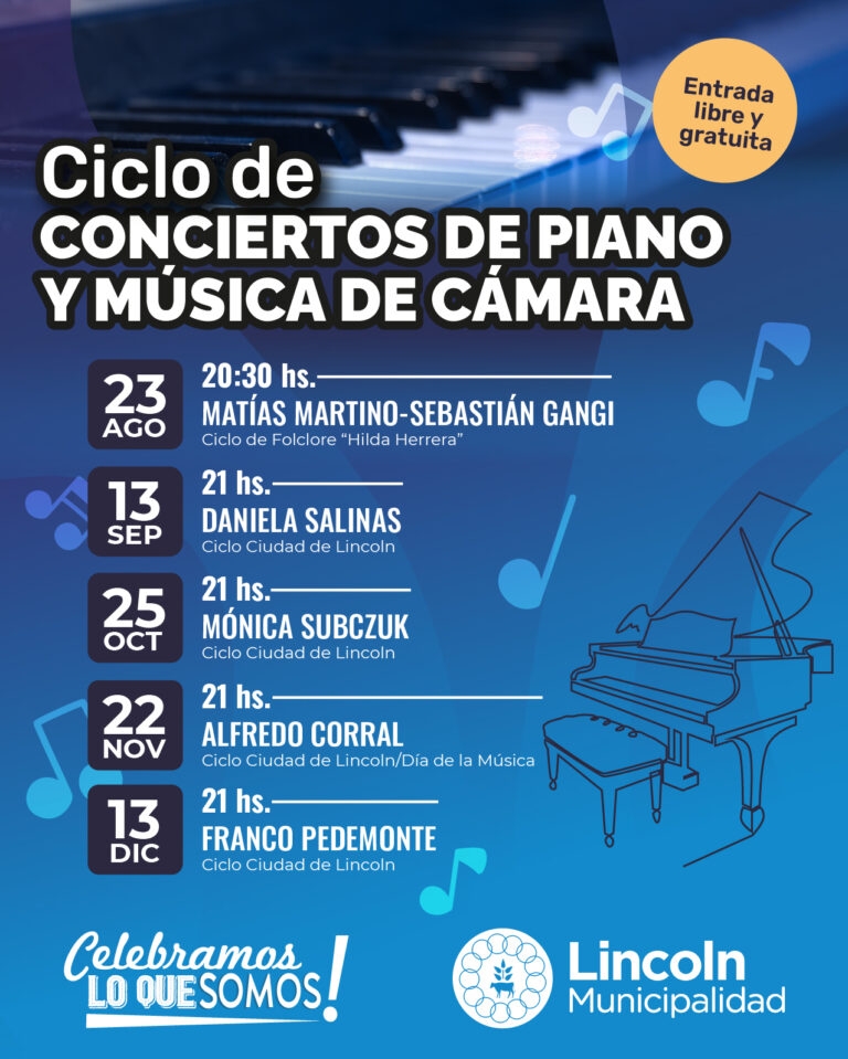 Comienza un nuevo ciclo de conciertos de piano en Lincoln