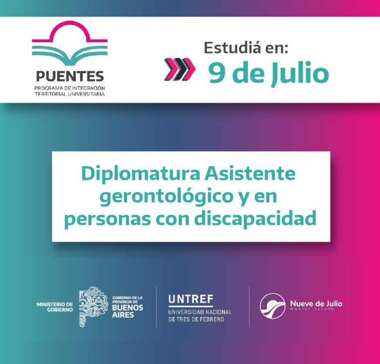 Nueva diplomatura en San Cayetano: formación en gerontología y discapacidad