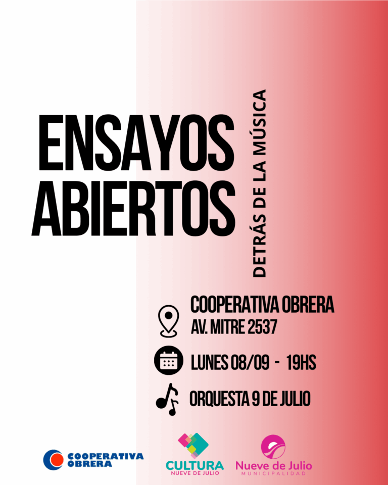 Continúa el ciclo “Ensayos Abiertos” con una nueva presentación el próximo lunes 8