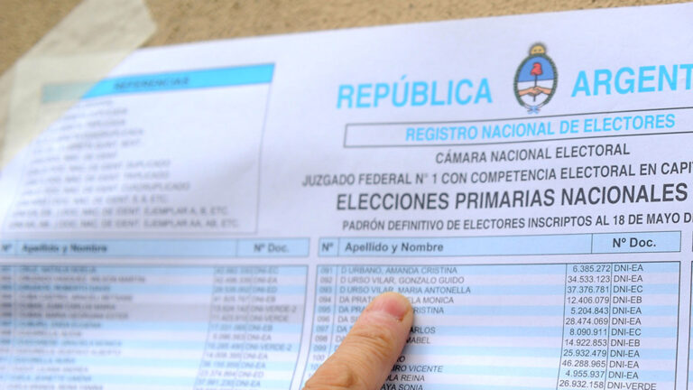 Padrón electoral: ya se puede consultar dónde se vota el 26 de octubre