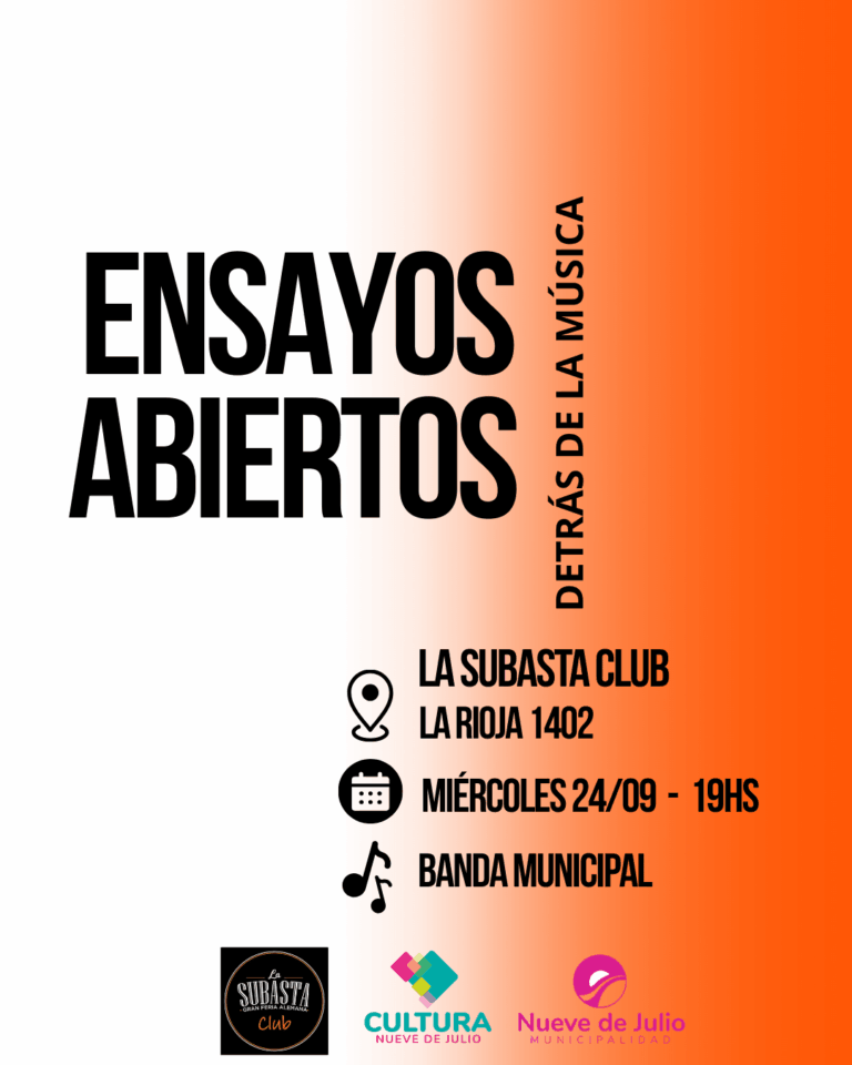 “Ensayos Abiertos” llega a La Rioja y Robbio con la Banda Municipal ‘Jesús Abel Blanco’
