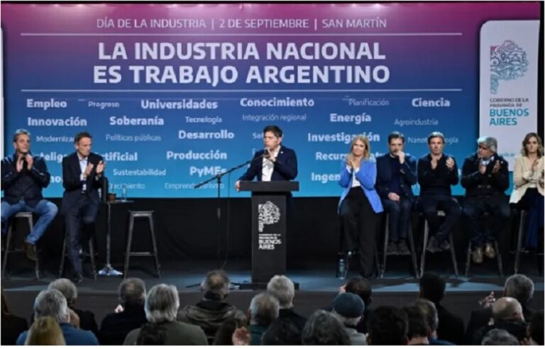 Kicillof en el Día de la Industria: “Hay un futuro mejor para la provincia y el país: es con producción y con industria”