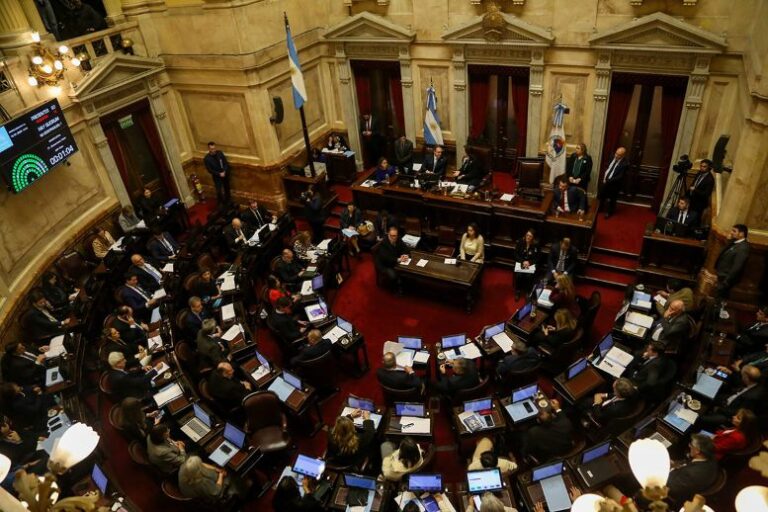Rechazo del Senado al veto de Milei al reparto de ATN para las provincias