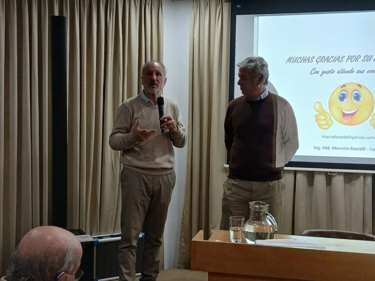 Crisis hídrica en Nueve de Julio: Nicolás Pino encabezó un encuentro en la Cámara de Comercio y se reactivó el debate sobre las obras del Salado