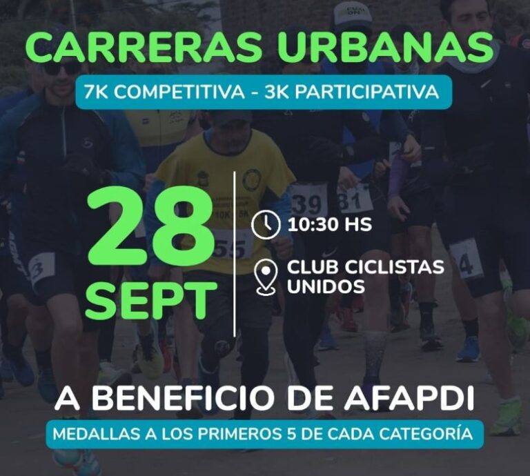 Se realizará una competencia a beneficio de AFAPDI