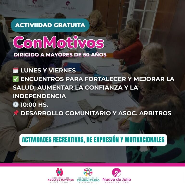 Impulsan actividades recreativas para personas mayores de 50 años