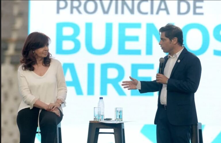 Kicillof respaldó a Cristina y cuestionó a Milei: “La voy a ir a visitar”