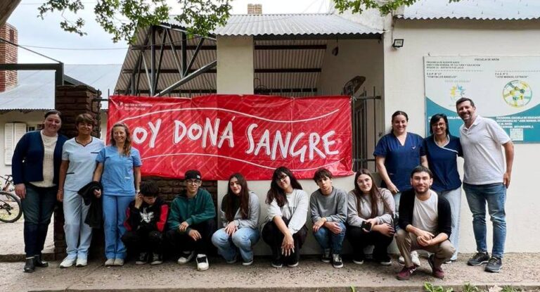 Diecinueve donantes se sumaron a la Colecta de Sangre en la Escuela Secundaria de Carlos María Naón
