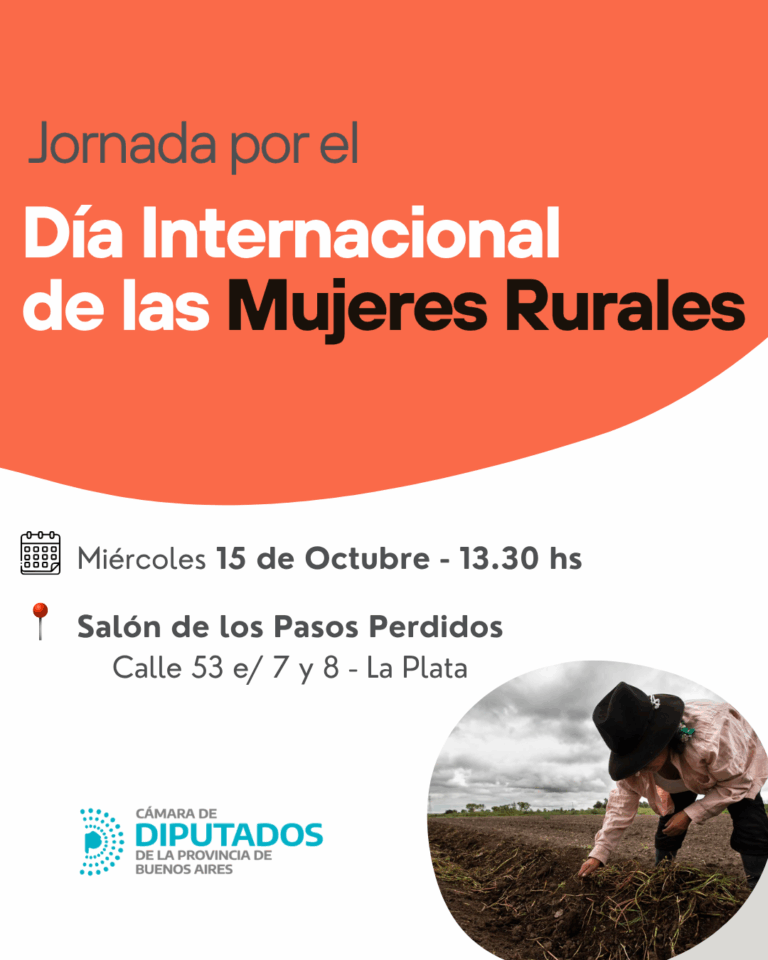 Reconocimiento al rol de las mujeres rurales en la Legislatura bonaerense