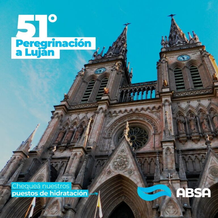 51° Peregrinación Juvenil a Luján: ABSA dispondrá de puestos de hidratación para los fieles