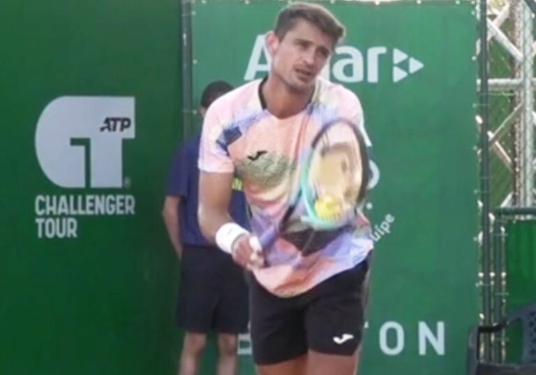 Mariano Navone no pudo ante Garín y se despidió del Costa do Sauípe Open