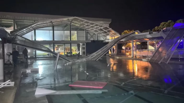 Temporal en el centro bonaerense: fuertes vientos, granizo y techos volados en Benito Juárez