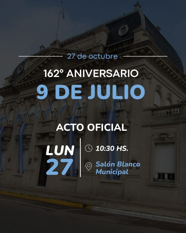 162° Aniversario de Nueve de Julio: una celebración de historia y cultura