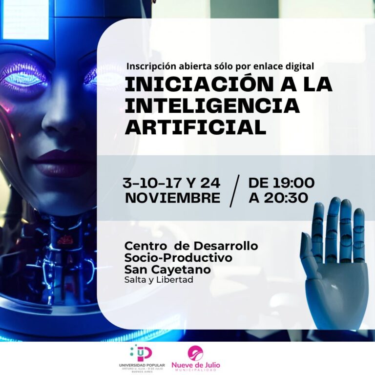 Segundo Curso Gratuito: ‘Iniciación a la Inteligencia Artificial’