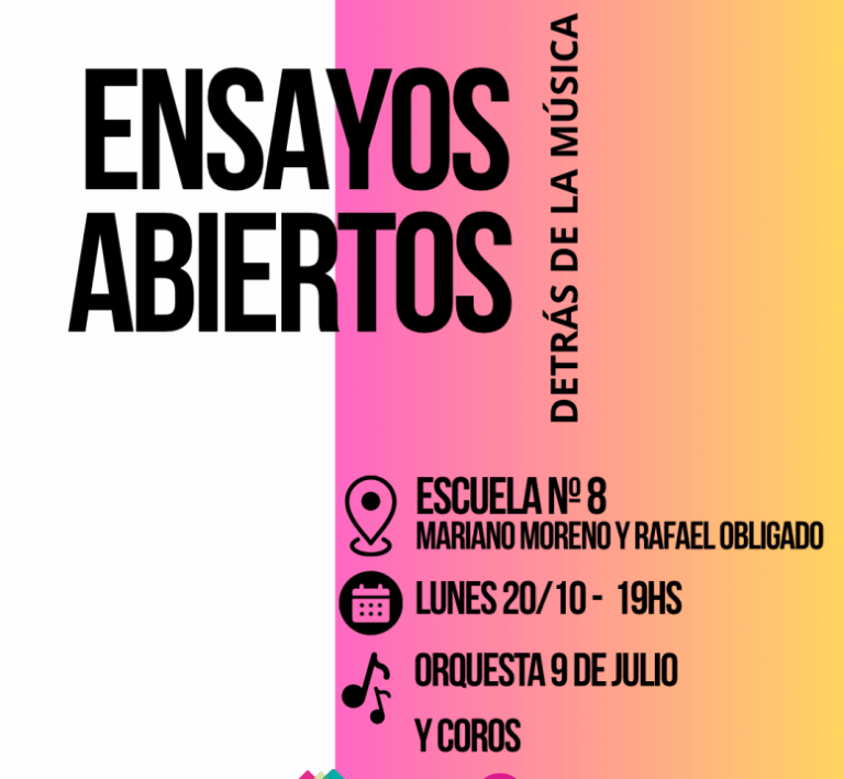Continúa el ciclo “Ensayos Abiertos” en la Escuela N°8