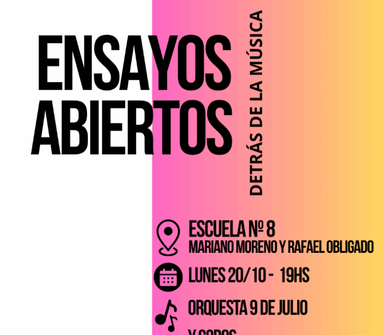 “Ensayos Abiertos”: más de 50 voces locales se preparan para el gran cierre del año musical