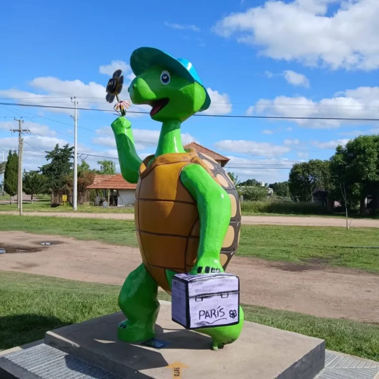 Pehuajó: la tortuga Manuelita recobra su esplendor