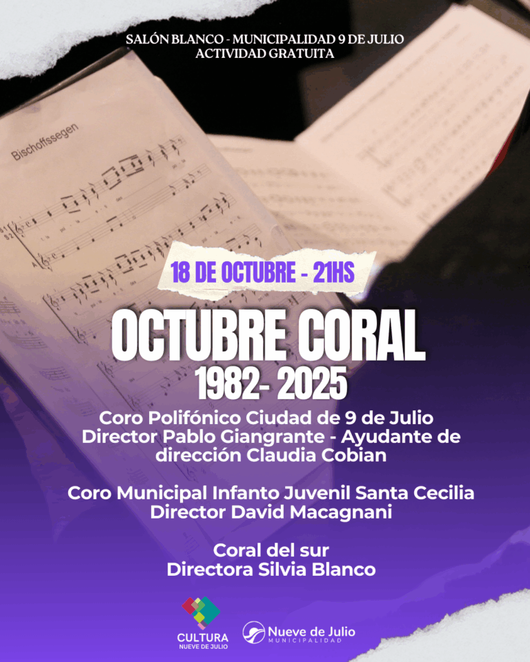 Voces que unen: nueva noche de canto colectivo en el ciclo Octubre Coral