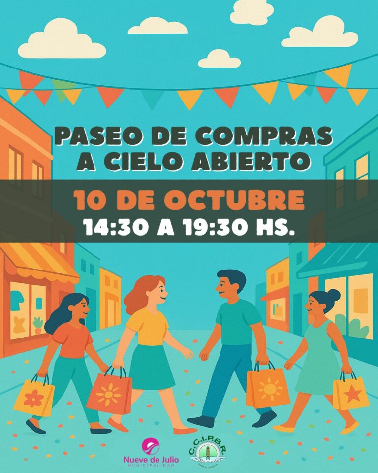 Mañana se realiza el Paseo de Compras a Cielo Abierto en el centro de la ciudad