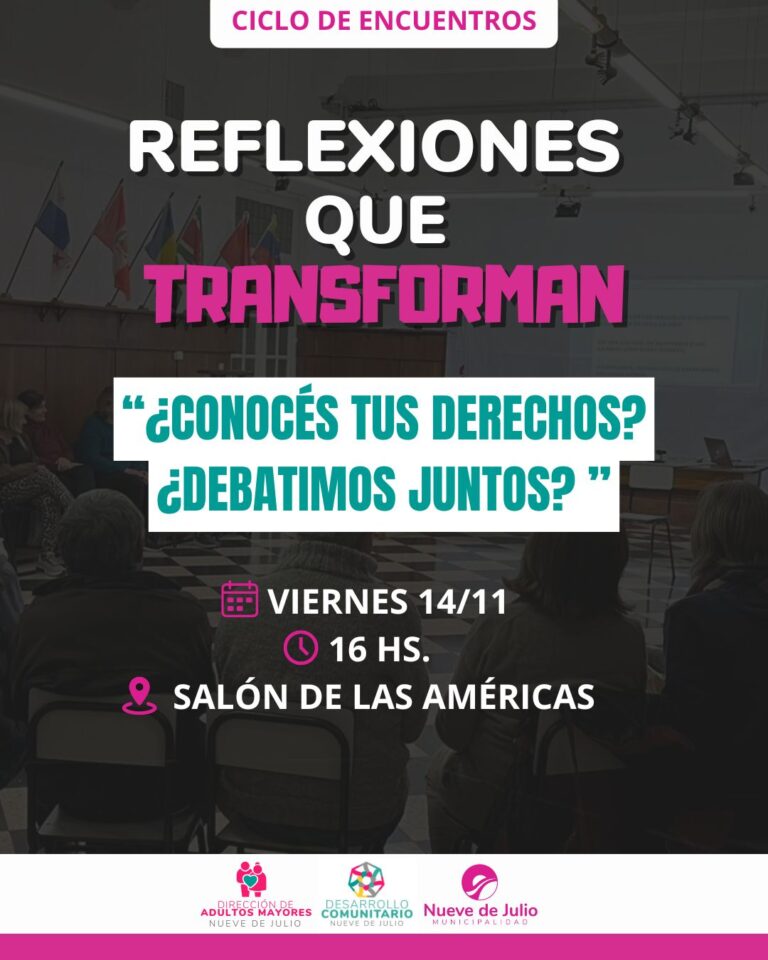 Nuevo encuentro de “Reflexiones que transforman” invita a debatir sobre los derechos de las personas mayores