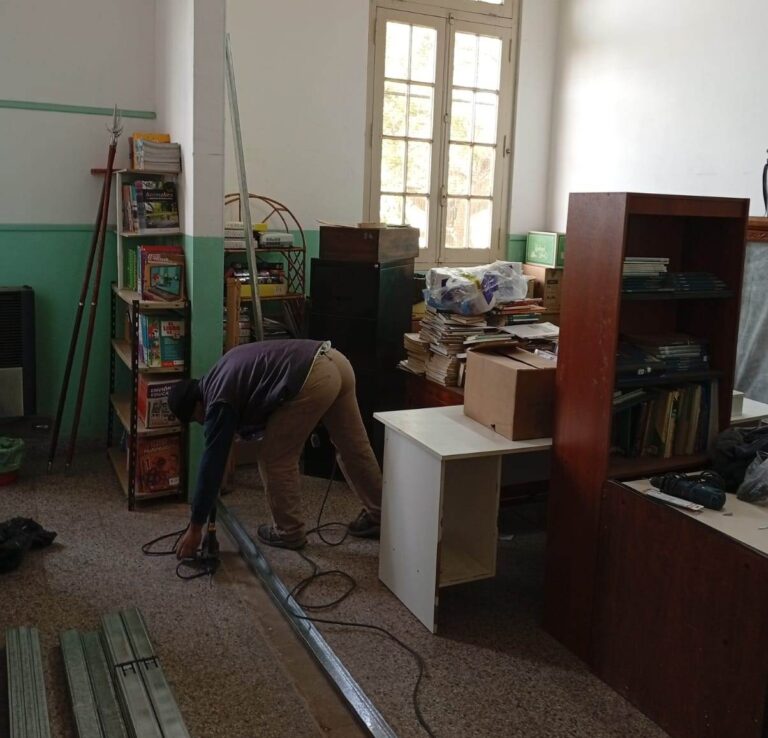 Continúan los avances en las obras del Edificio de las Escuelas de El Provincial