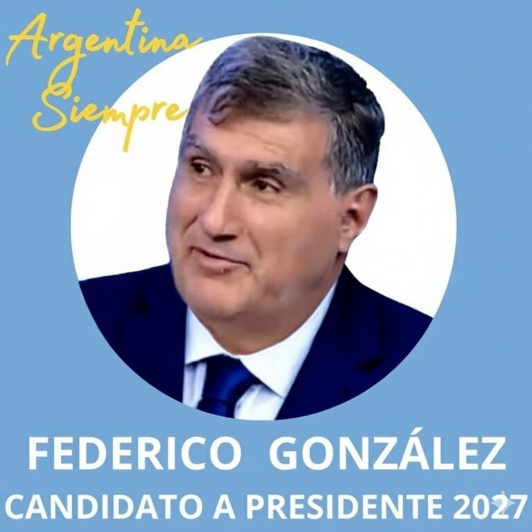 Federico González, consultor político se presenta como candidato a Presidente 2027