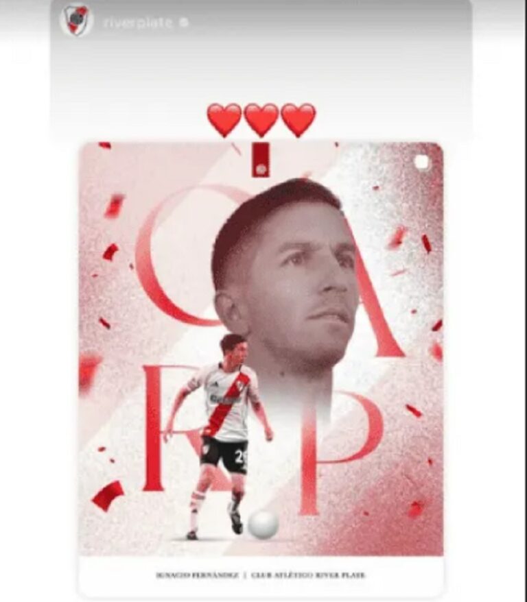 “Siempre en mi corazón”: Convecino de Dudignac prestigia a Ignacio “Nacho” Fernández, su hijo pródigo y cerebro de River