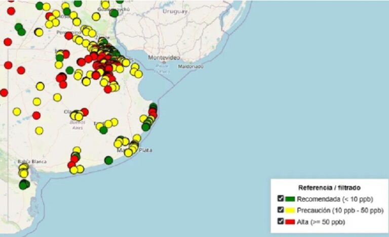 Preocupación de Municipios bonaerenses con creciente niveles de arsénico en el agua
