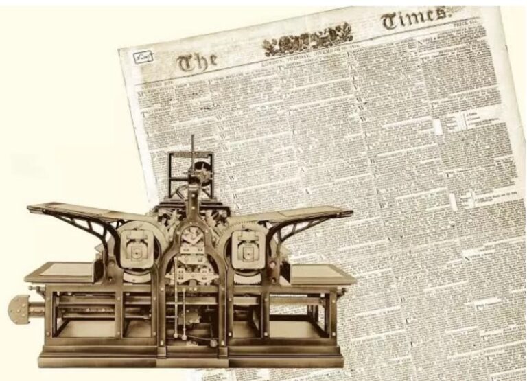 El Times y la Revolución de la Imprenta a Vapor: Un Hito en la Historia del Periodismo