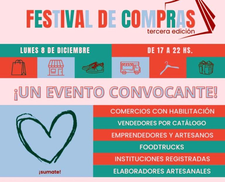 Convocatoria Abierta para el Festival de Compras