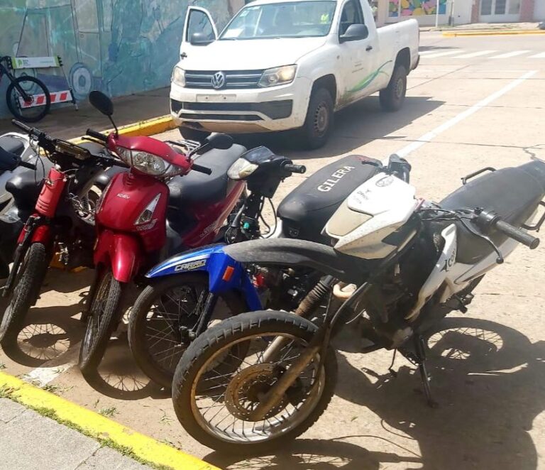 En controles de tránsito fueron secuestradas varias motos