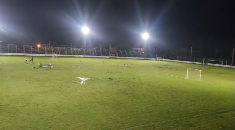 San Martín presenta nueva luminaria en el estadio Santiago Noé Baztarrica