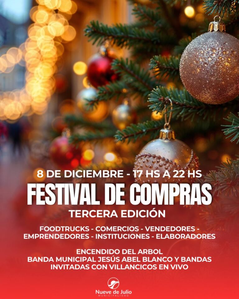 Festival de Compras: Encendido del Árbol y música en vivo camino a la Navidad