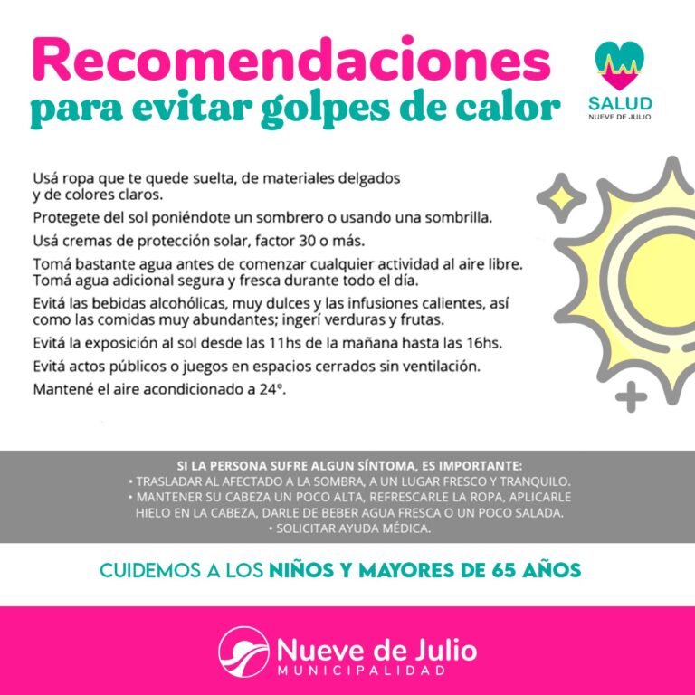 La Municipalidad refuerza medidas de prevención ante las altas temperaturas