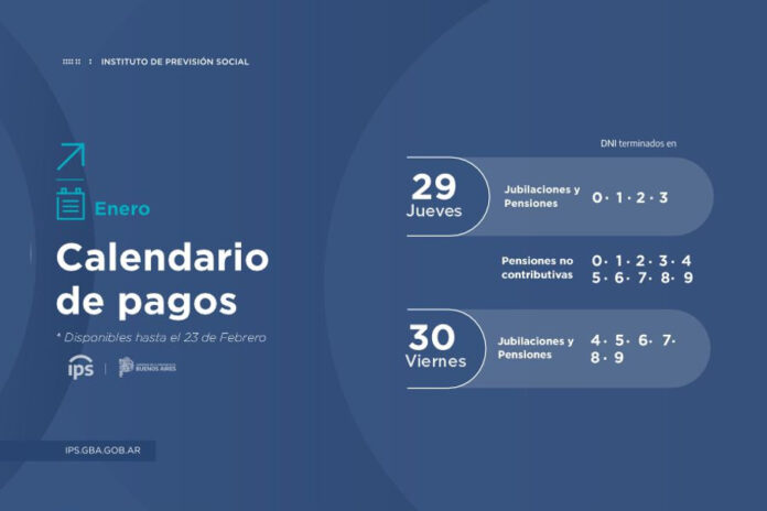 IPS paga haberes de enero: Cronograma de pagos para jubilados y ...