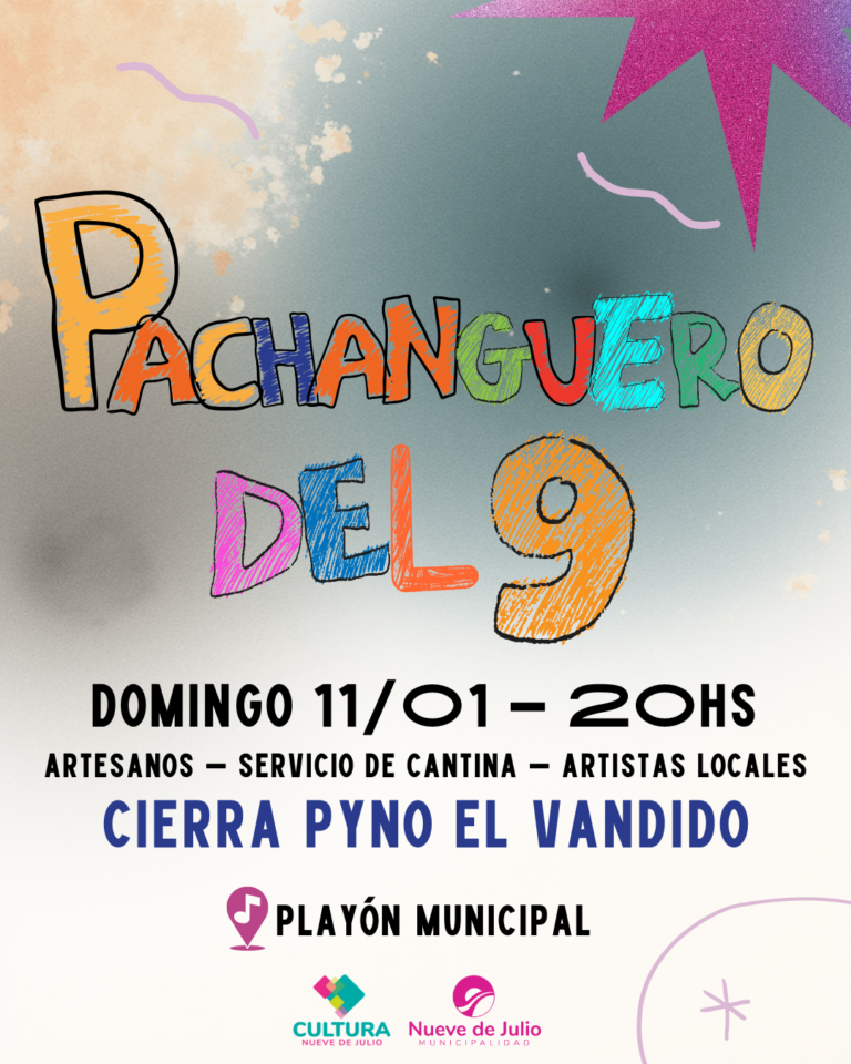Pachanguero del 9: Música, baile y diversión al aire libre en el Playón Municipal