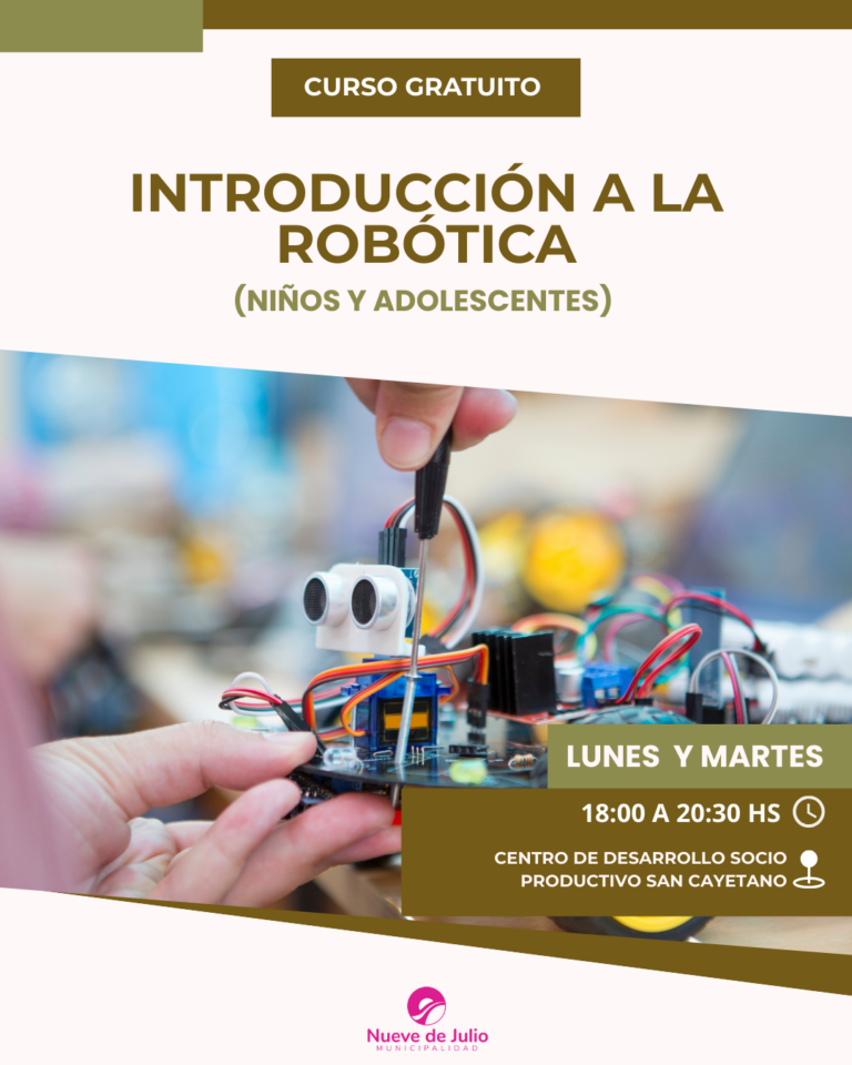 Inscripciones abiertas para el curso de Robótica para niños y adolescentes