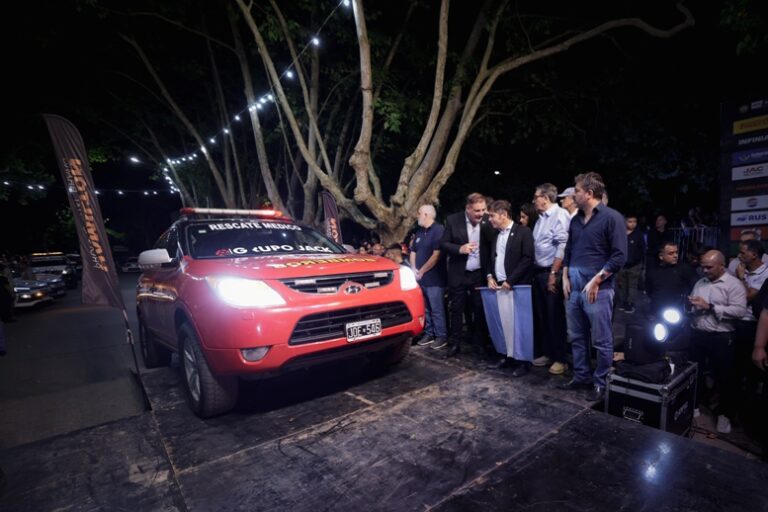 Kicillof encabezó la largada del Rally 2026 Mar y Sierras en General Madariaga
