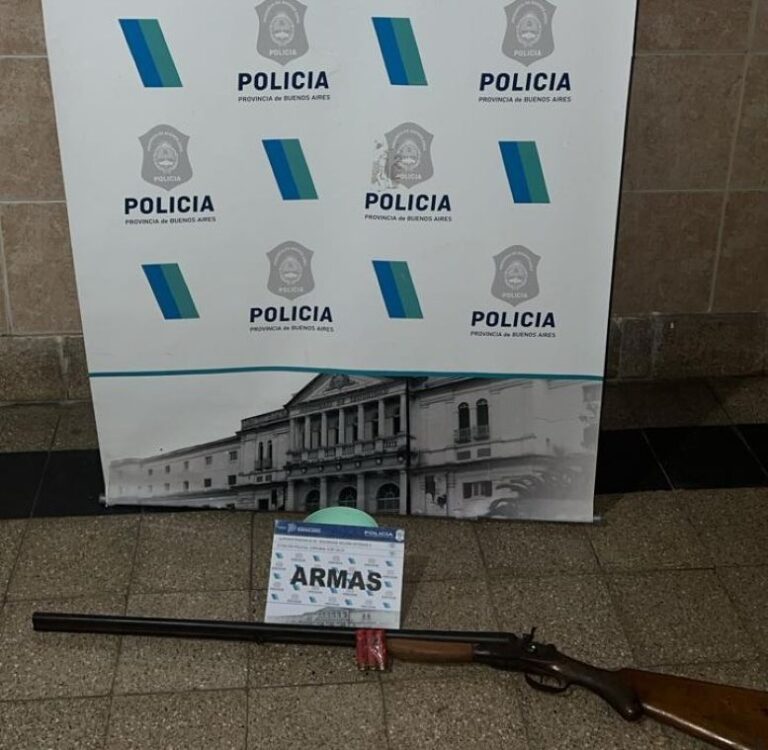 Doble intervención policial: detenido por daños y allanamiento con secuestro de escopeta