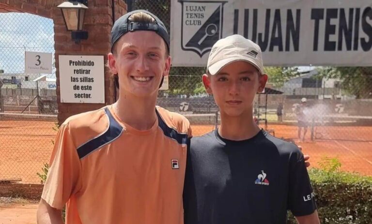 Valentino Rossi, Subcampeón en el Torneo Sub 18 del Luján Tenis Club