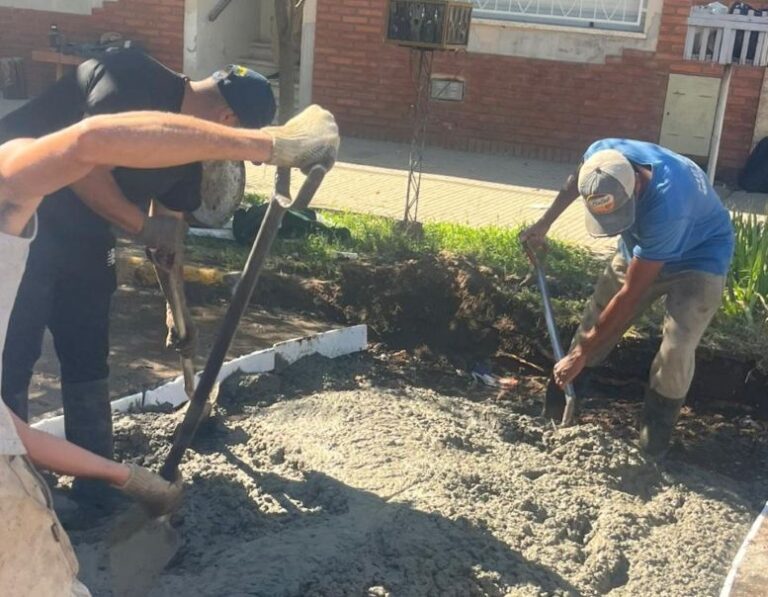 Siguen las obras de bacheo en la ciudad