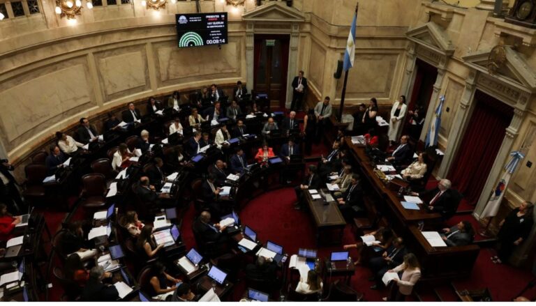 Senado Nacional aprobó la Reforma Laboral de Milei