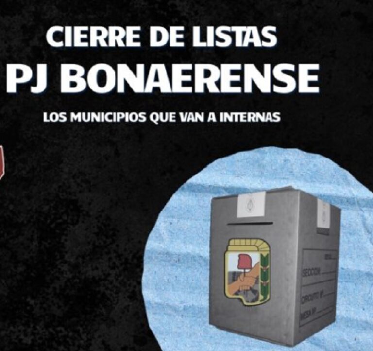 Justicialismo bonaerense: 31 distritos han presentado dos o más listas y en varios es posible las urnas