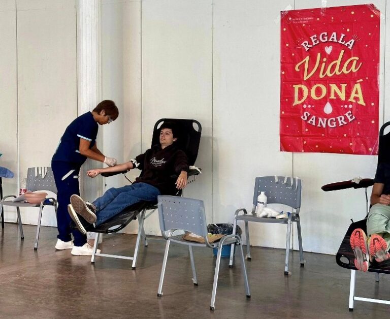 46 vecinos donaron sangre en la Socedirad Rural nuevejuliense
